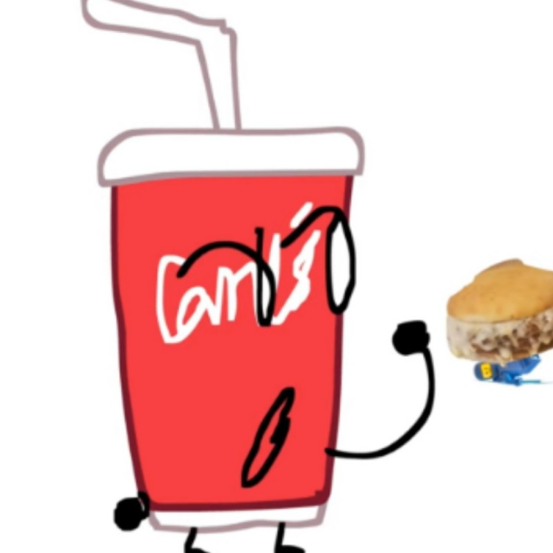 Create meme: coca cola cartoon, a cartoon can of cola, coca cola drawings