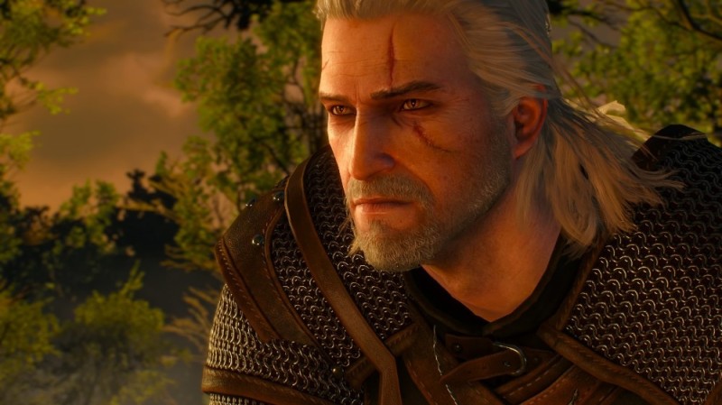 Create meme: geralt the witcher 3, the Witcher first, Geralt's face