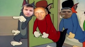 Create meme: Butch from Tom and Jerry, Tom and Jerry the bandits, Tom and Jerry