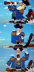 Create meme: treasure island captain, treasure island captain Smollett, captain Smollett treasure island