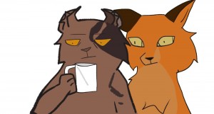 Создать мем: коты воители уголёк, коты воители горелый, пепелица и огнезвёзд фанфики