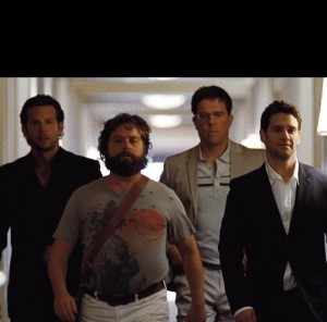 Create meme: the hangover 3 in costume, wolf pack the hangover, the hangover actors