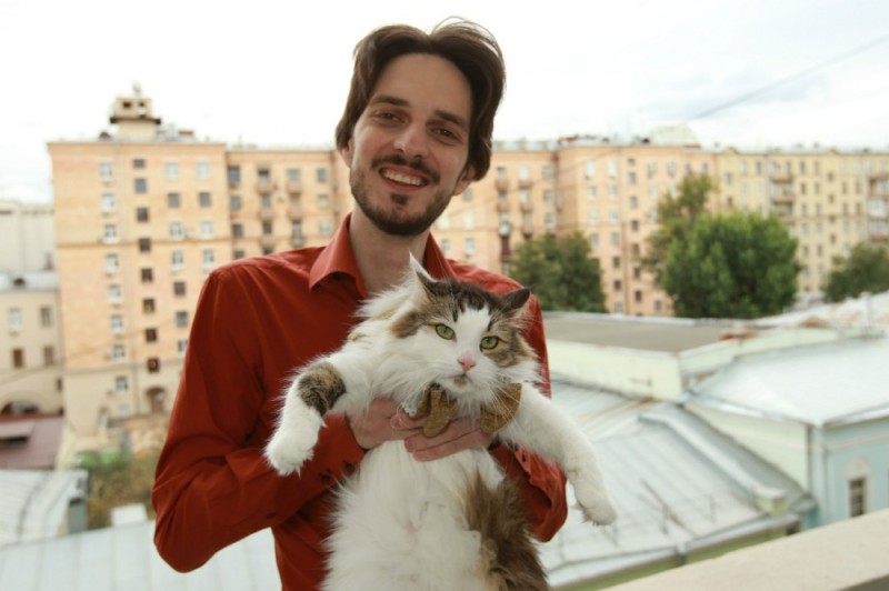 Create meme: Maxim Katz and the dogs, Katz's cat, Maxim Katz