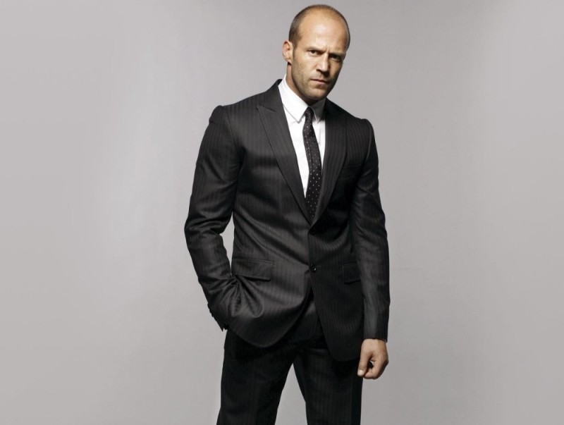 Create meme: Jason Statham is Russian, Jason Statham in suit, Statham in a suit