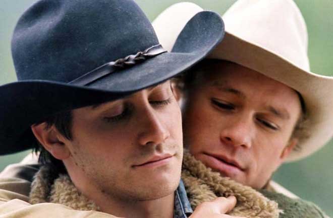 Create meme: Jake Gyllenhaal Brokeback mountain, Heath Ledger and Jake Gyllenhaal Brokeback Mountain, Gorbataya mountain