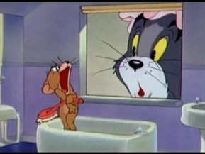 Create meme: Tom and Jerry