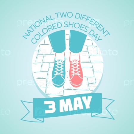 Create meme: shoes vector, sneakers vector, shoe day