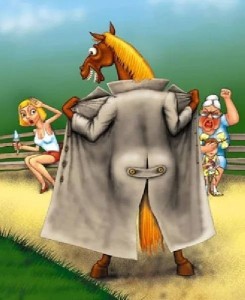 Создать мем: конь в пальто тнт, печальная лошадь в пальто рисунок, андрей усачев конь в пальто