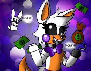 Создать мем: freddy s, foxy x mangle, fnaf world