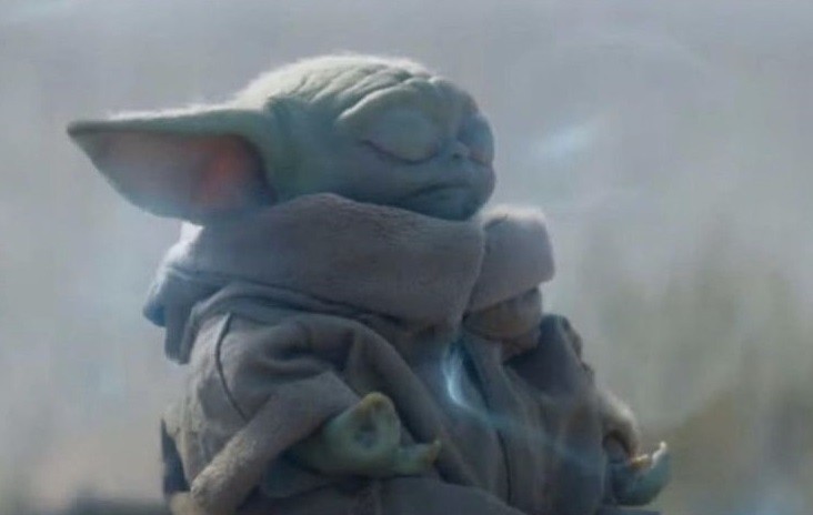 Create meme: Yoda is small, baby yoda star wars, baby yoda grog