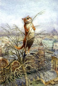 Create meme: Vladimir Rumyantsev, artist Vladimir Rumyantsev, Petersburg cats Vladimir Rumyantsev