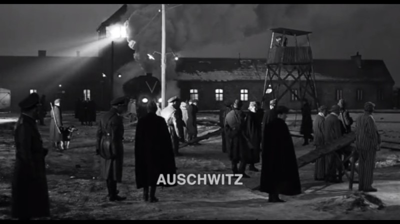 Create meme: Krakow Auschwitz, The film Captain 2017 der Hauptmann, Thomas the steam train in Auschwitz