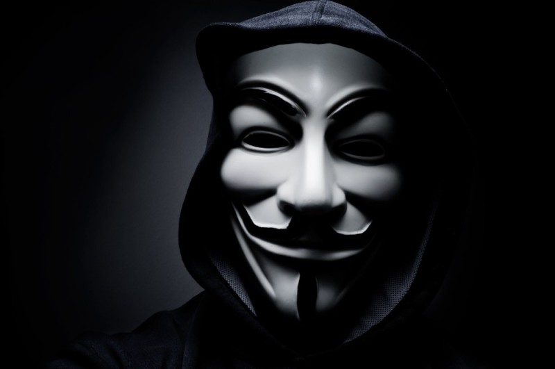 Create meme: anonymous mask, anonymous , anonymous background