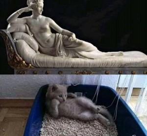 Создать мем: древняя греция скульптура, паулина бергезе статуя, скульптура котенка спящего