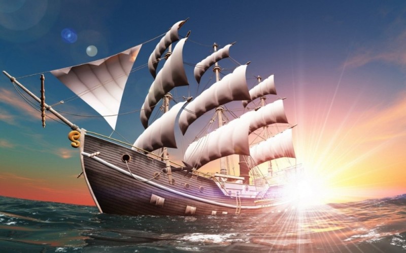 Create meme: ship background, sailboat ship , ship sea