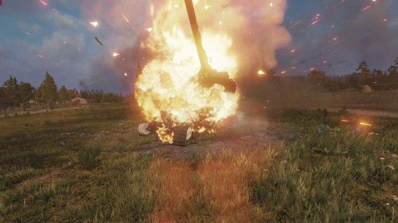 Create meme: world of tanks BC explosion, the explosion of BC , The explosion of the wot tank's ammunition