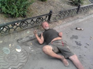 Create meme: drunk, homeless, a bum lying