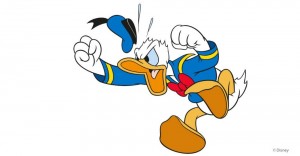 Create meme: Donald duck runs, Donald duck png, sticker Donald duck