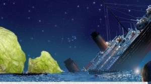 Создать мем: титаник тонет обои, Титаник, фотографии из океана титаник