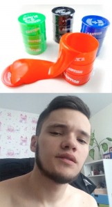 Create meme: magnetic slime, toy slime, antistress licker