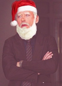 Create meme: Tony Stark Santa Claus