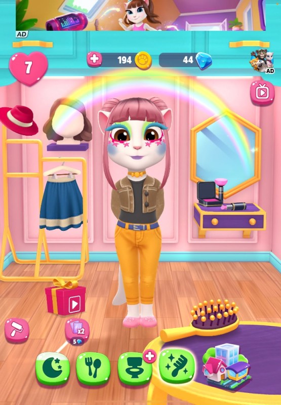 Create meme: Angela from the game my talking Angela 2, my talking Angela , talking Angela