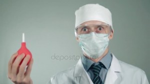 Create meme: mad doctor, treatment, face mask