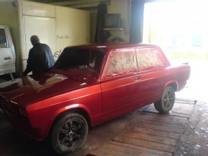 Create meme: Lada 2107, car painting, VAZ