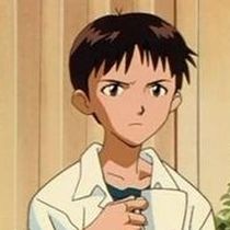 Create meme: Shinji Ikari, Shinji Ikari with Kurzhe, Shinji Ikari with a mug