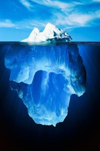 Create meme: icebergs, iceberg under water