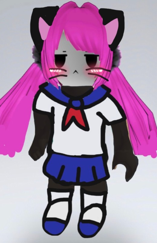 Create meme: yandere simulator, popular girls yandere simulator gacha life, andere 