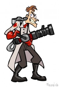 Создать мем: tf 2 medic, team fortress 2, team fortress 2 medic