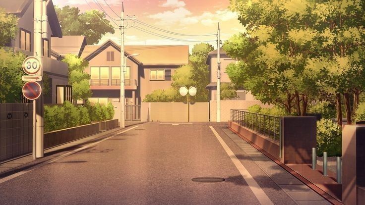 Create meme: anime street background, figure , background of gacha street