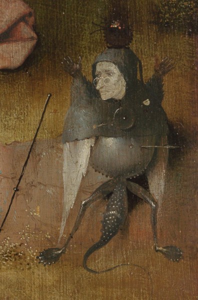 Create meme: Hieronymus Bosch , bosch St. john on patmos, Hieronymus bosch cripples