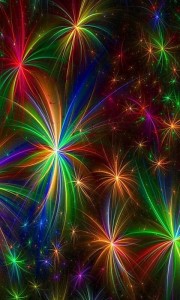 Создать мем: феерверк фоне в цвет радуги, разноцветный фейерверк, яркий салют картинки