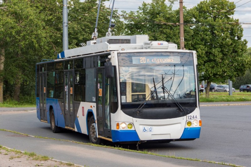 Create meme: Saint petersburg trolleybus, trolleybus Trolza , trolleybus 