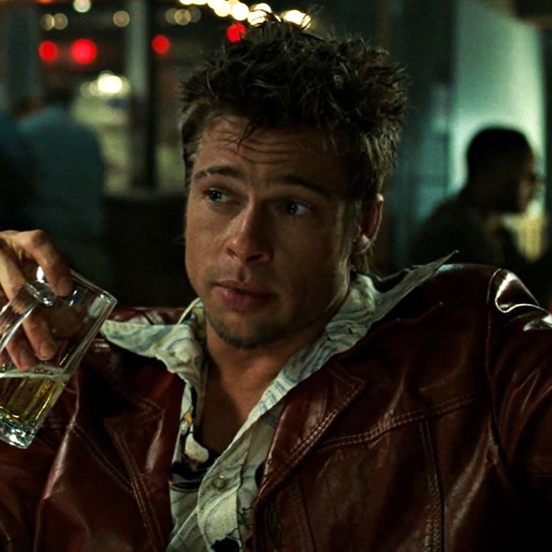 Create meme: Tyler durden, the philosophy of tyler durden, fight club brad pitt