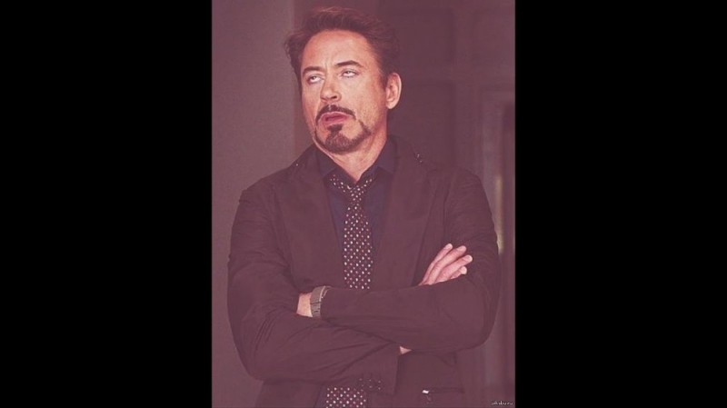 Create meme: Downey Jr. rolled his eyes, Robert Downey Jr rolls eyes, Robert Downey Jr. rolled his eyes