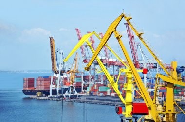 Create meme: seaport, port crane, Azov seaport