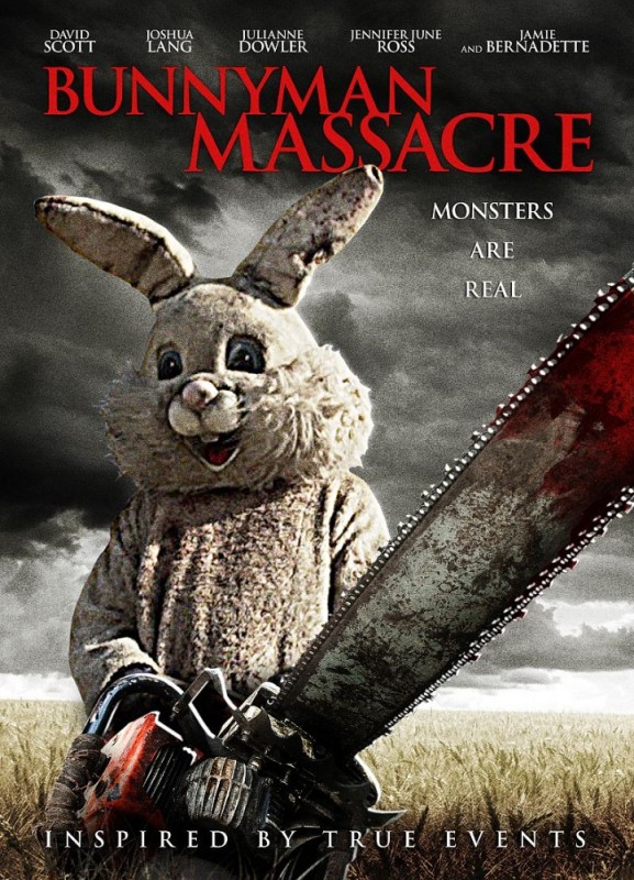 Создать мем: кролики убийцы, заяц с бензопилой, bunnyman 2 фильм 2014