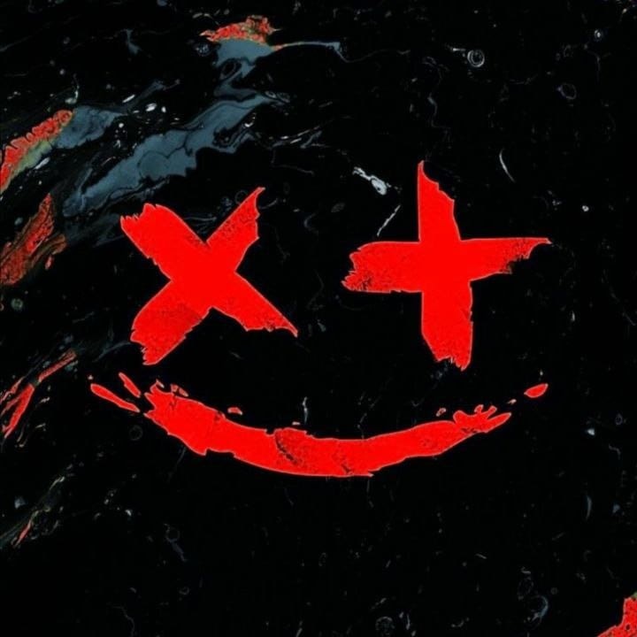 Создать мем: красный икс, красный крест на черном фоне, red cross