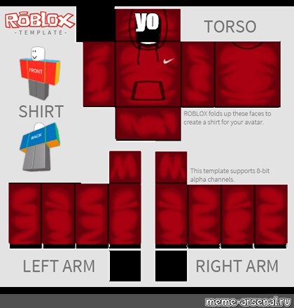 Create meme roblox shirt template, roblox shirt template