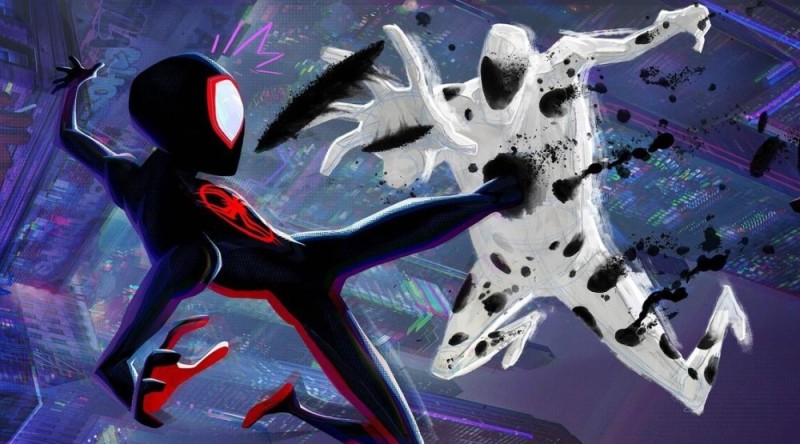 Создать мем: майлз моралес человек паук через вселенную, spider man across the spider verse, spider man beyond the spider verse