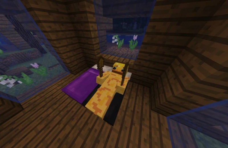 Create meme: bed in minecraft, buildings minecraft, mods for minecraft