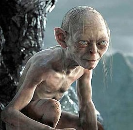 gollum smiling