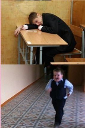 Create meme: fat kid running meme , schoolboy meme, the student runs through the hallway