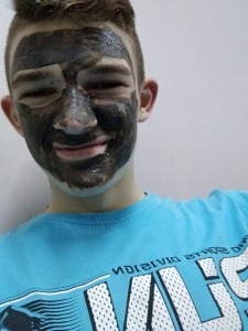 Create meme: face, painting faces, animal panda whitening mask danjla