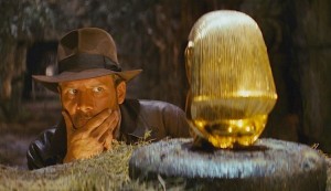 Create meme: raiders of the lost ark, harrison ford, Indiana Jones treasure