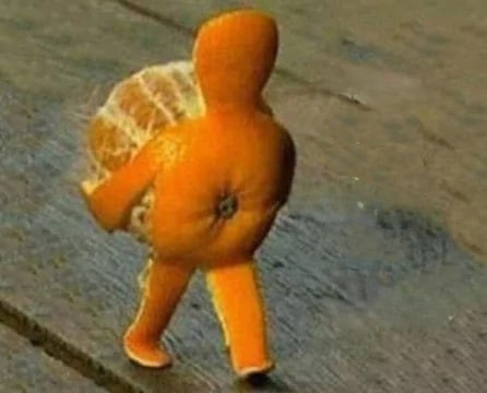 Create meme: to pull myself together , Mandarin , tangerine and orange