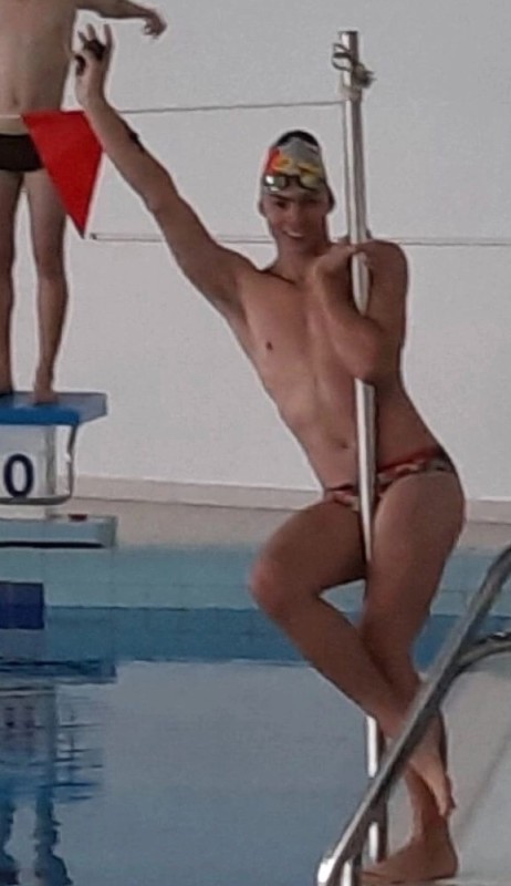 Create meme: tim daly swimmer, guy , Sergey V. shershukov swimming